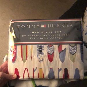 Tommy Hilfiger Twin Sheet Set Surf Boards